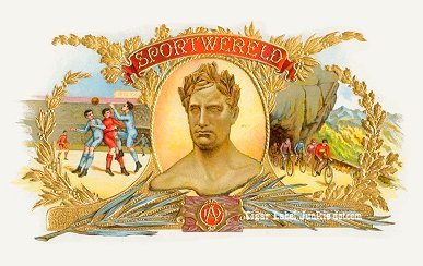 Sport World- cigar box label