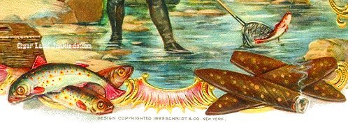 Trout Spots- cigar box label