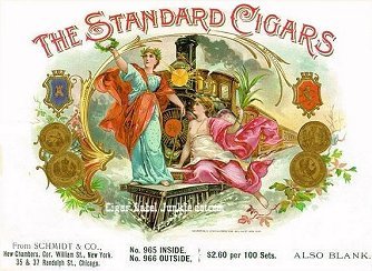 Standard Cigars cigar box label
