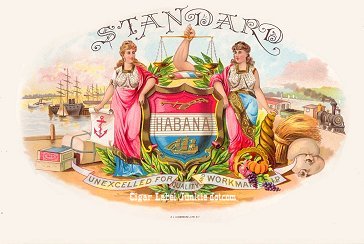 Standard cigar box label
