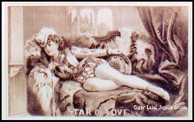 Star Love- cigar box label