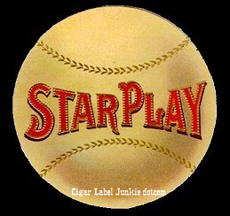 Star Play- cigar box label