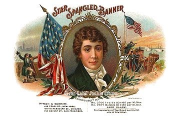 Star Spangled Banner cigar box label