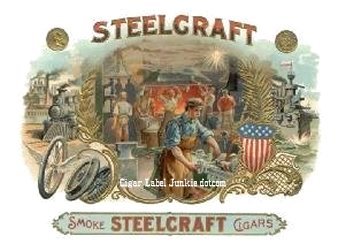 Steelcraft cigar box label