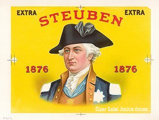 Steuben cigar box label