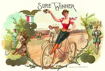 Sure Winner cigar box label