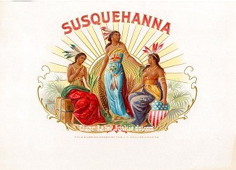 Susquehanna inner cigar label