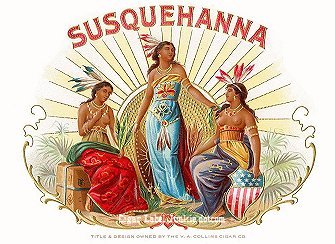 Susquehanna cigar box label