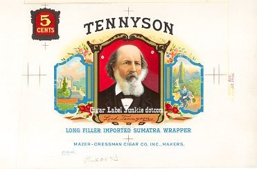 Tennyson inner cigar label