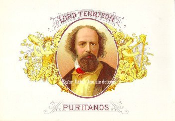 Tennyson cigar box label