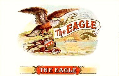 The Eagle cigar box label