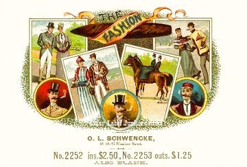 The Fashion-cigar box label