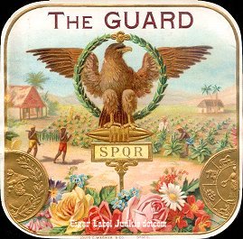 The Guard- cigar box label