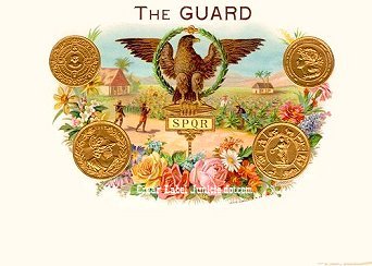The Guard-cigar box label
