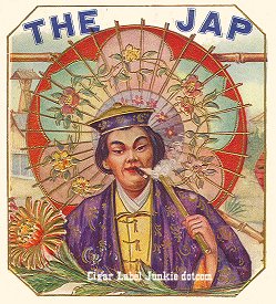 The Jap- cigar box label
