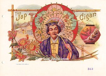 The Jap inner cigar label