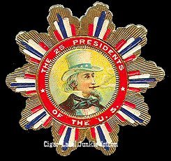 The Leader cigar box label