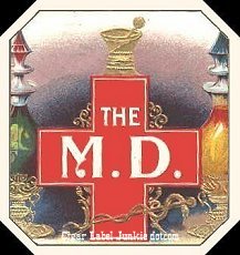 The MD cigar label