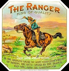 The Ranger cigar box label
