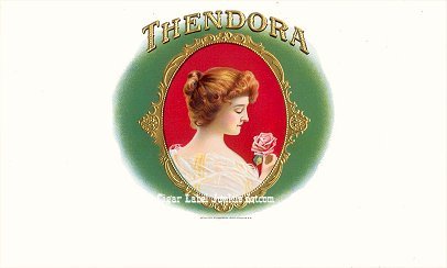 Thendora inner cigar label