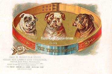 Three Graces- cigar box label