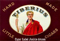 Tiberius- cigar box label