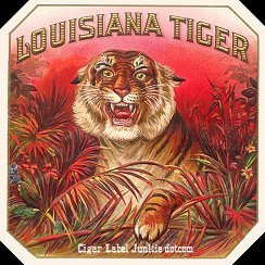 Louisiana- cigar box label