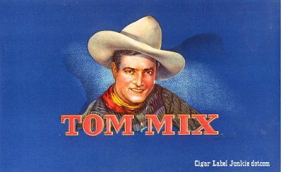 Tom Mix inner cigar label