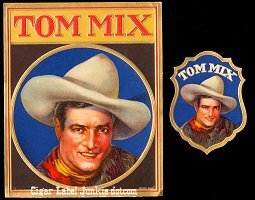 Tom Mix outer cigar box label