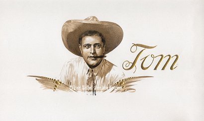 Tom inner cigar label
