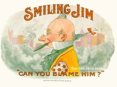 Smiling Jim- cigar box label