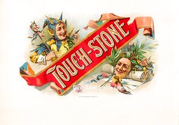Touch Stone inner cigar label