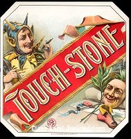 Touch Stone outer cigar box label
