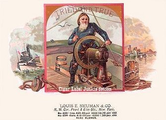 Tried and True cigar box label