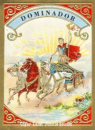 Dominador- cigar box label