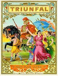Triunfal- cigar box label