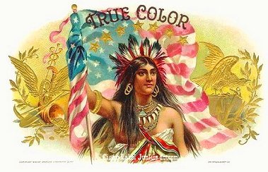 True Color cigar box label
