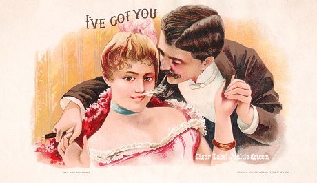 I've Got You- cigar box label