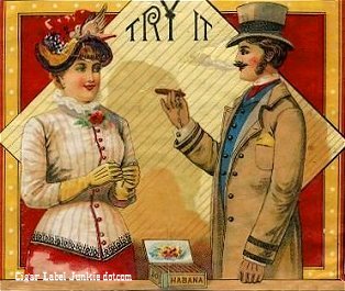 Try It- cigar box label