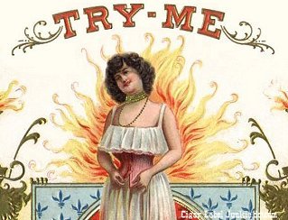 Try Me2- cigar box label