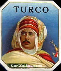 Turco cigar label
