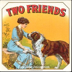 Two Friends outer cigar label