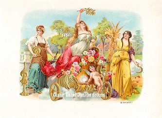 UT 3 Lady cigar box label