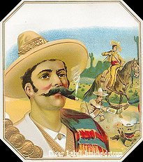 UT Charro cigar box label