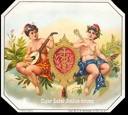 UT Couple cigar box label