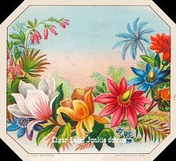 UT Flowers cigar label