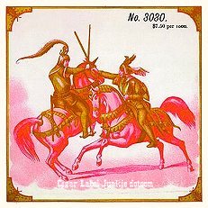 UT Knights- cigar box label