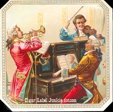 UT Musicians cigar box label