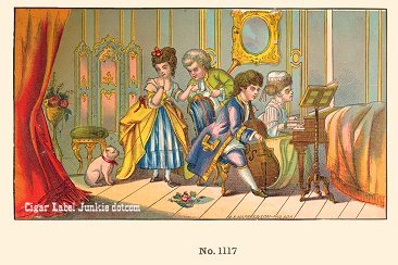 UT Recital cigar box label