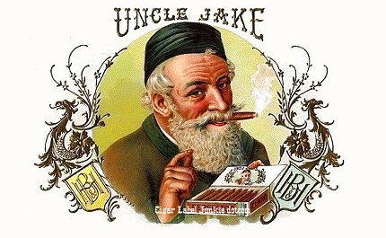 Unc Jake- cigar box label